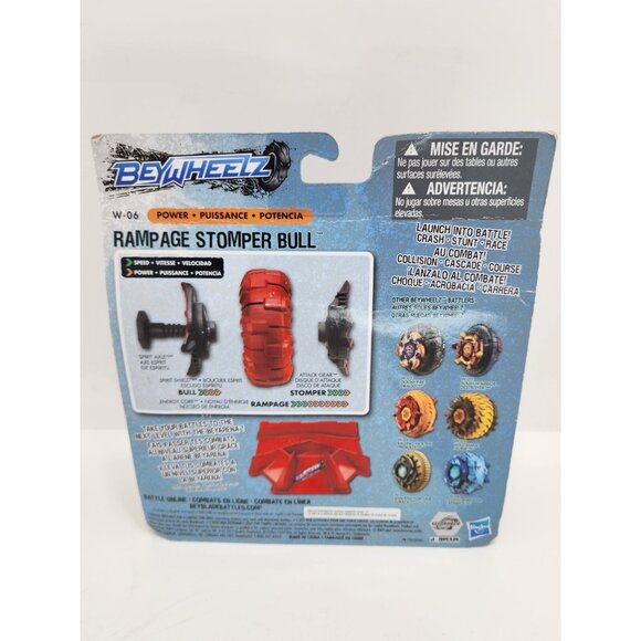 Beyblade Beywheelz W-06 Rampage Stomper Bull 3 Ways To Battle 2012 - Picture 4 of 6
